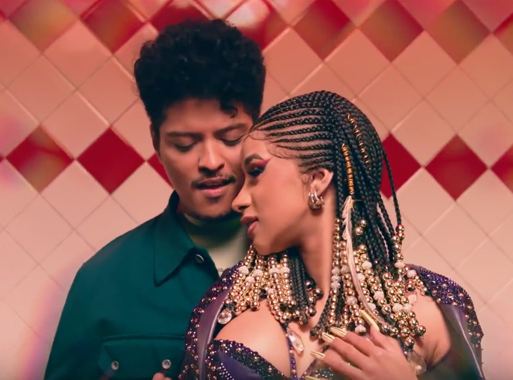 Cardi B And Bruno Mars Turn Up The Heat In Please Me Music Video E News Cardi B And Bruno Mars Turn Up The Heat In Please Me Music Video E News